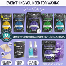 Tress Wellness close-up of wax beads highlighting natural ingredients