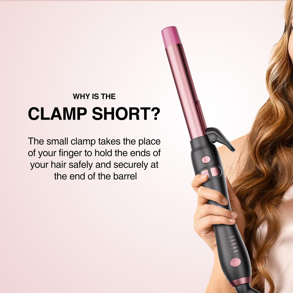 Tresses Touch temperature display and controls for precise heat