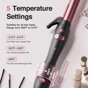 Tresses Touch glossy wave texture after styling for smooth finish
