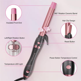 Tresses Touch travel setup highlighting dual voltage worldwide use