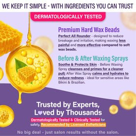 Tress Wellness in-use on leg demonstrating easy technique and accurate hair removal benefit
