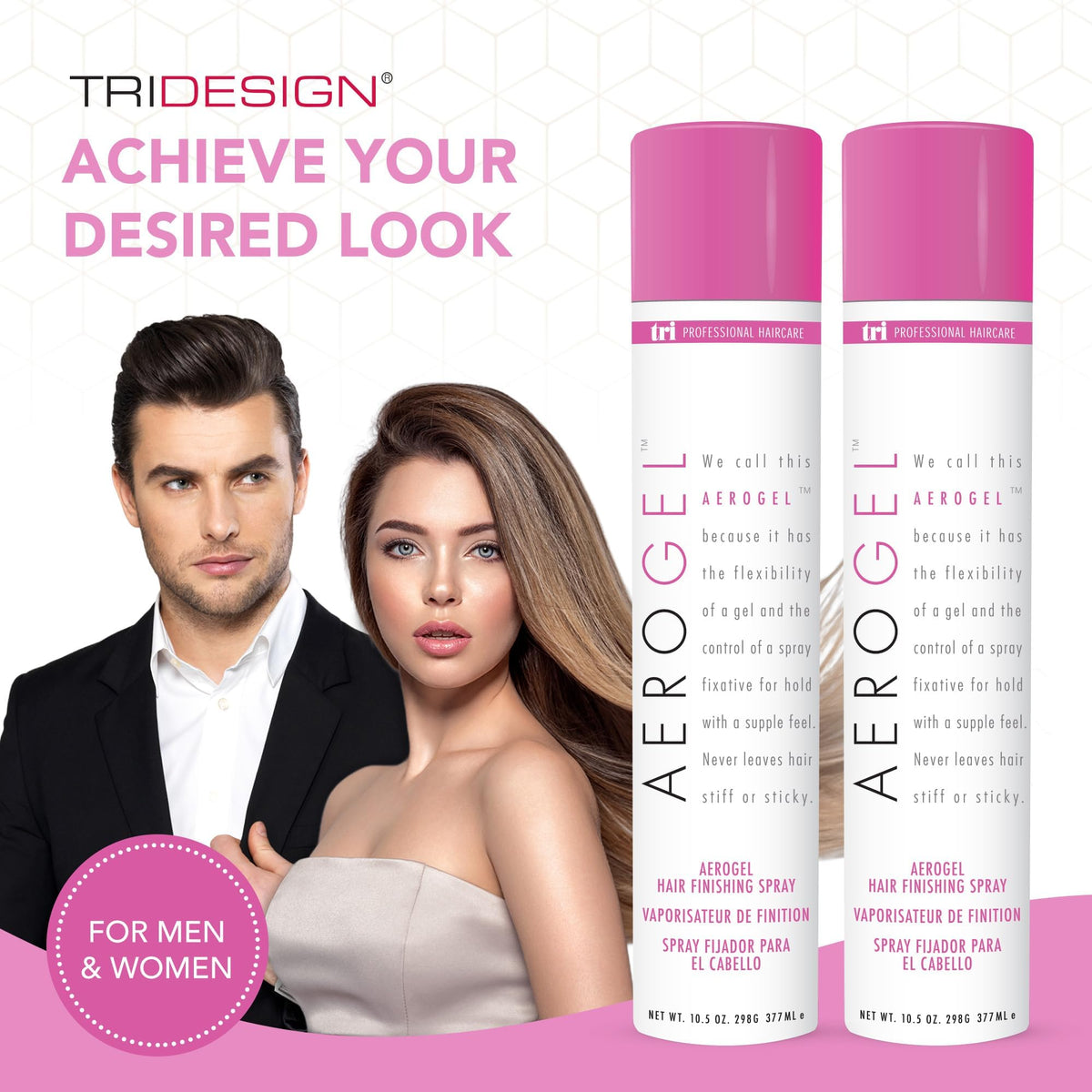 TRIDESIGN pack of two in lifestyle scene offering value and convenience benefit