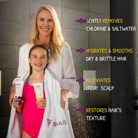 TRIHARD close-up shampoo texture demonstrating gentle hydration
