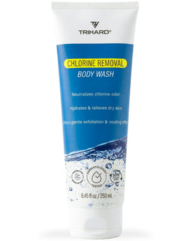 TRIHARD front packaging showing label and recyclable bottle benefit clarity