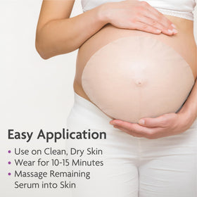 TriLASTIN mask in bathroom routine demonstrating quick 15-minute treatment