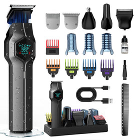 TRIMX front view of trimmer showing ergonomic handle and power button for control
