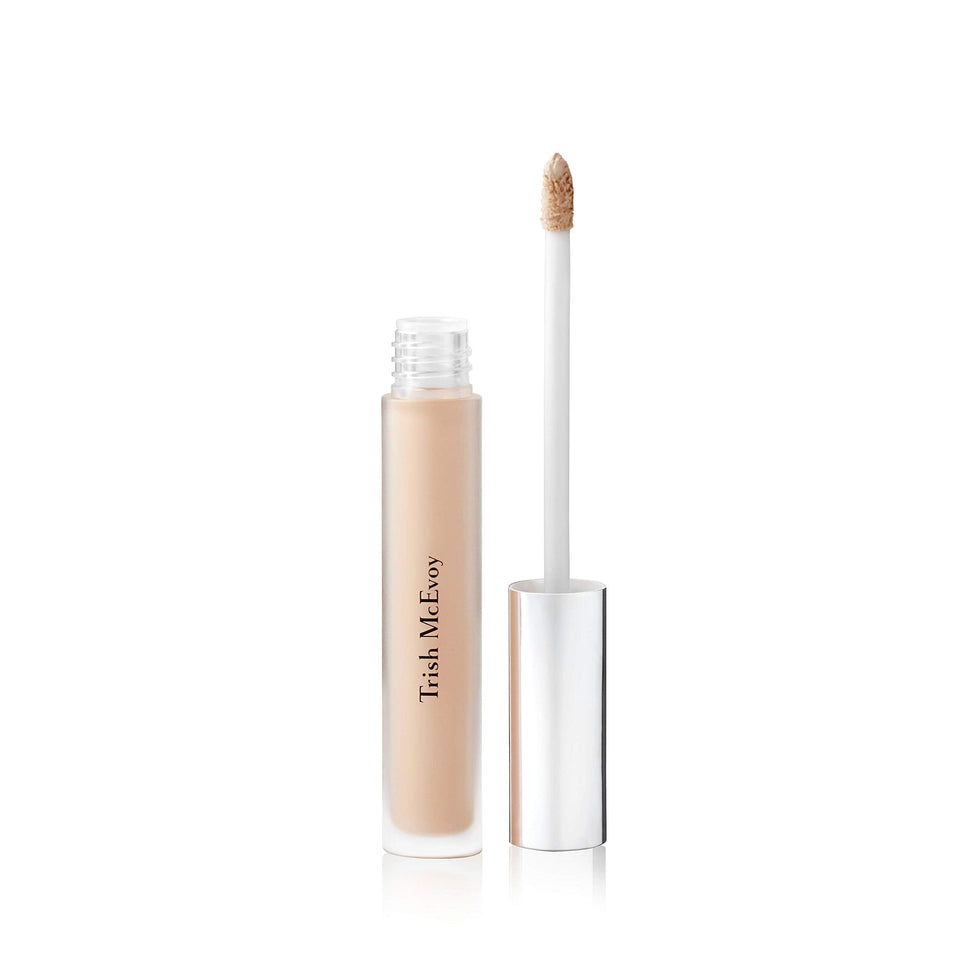 Trish McEvoy front tube view showing compact primer packaging and easy portability