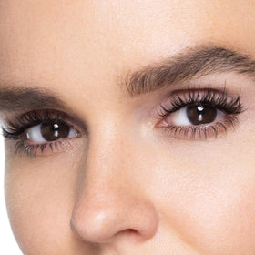 Trish McEvoy application lifestyle image showing long-lasting, water-resistant wear