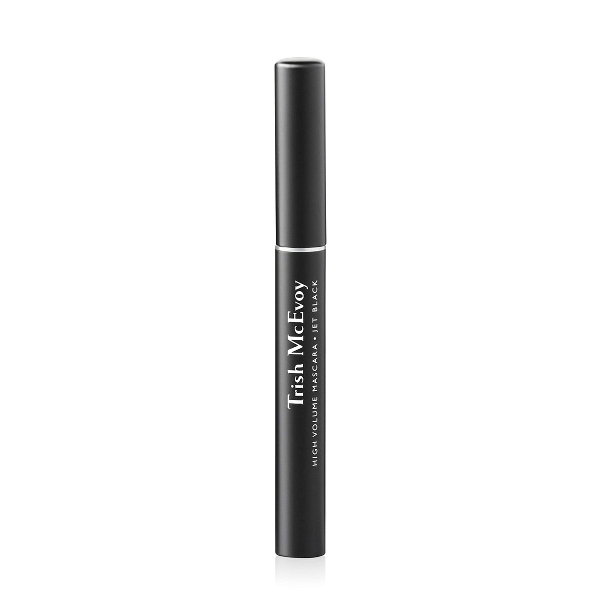 Trish McEvoy black tubular formula swatch showing smooth, buildable texture