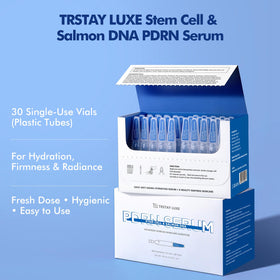 TRSTAY LUXE label and ingredients panel clear for verification and ingredient transparency
