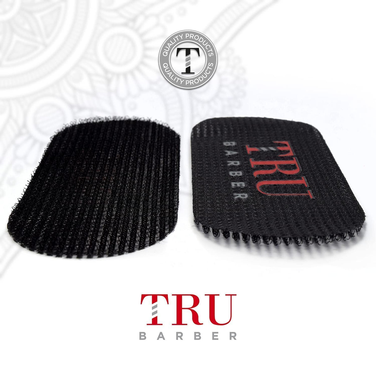 TRU BARBER black and red grips showing color organization benefit