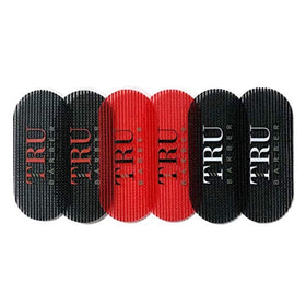 TRU BARBER front pack display showing kit durability and colors