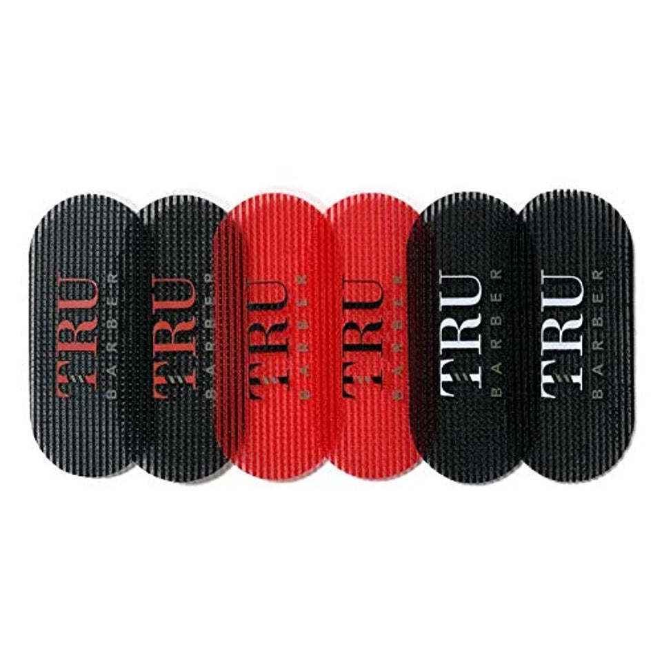 TRU BARBER front pack display showing kit durability and colors