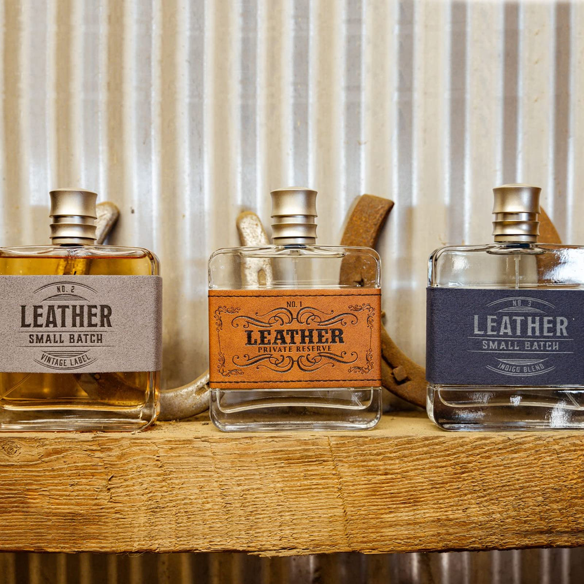 Tru Fragrance Beauty label close-up revealing authentic small batch craftsmanship