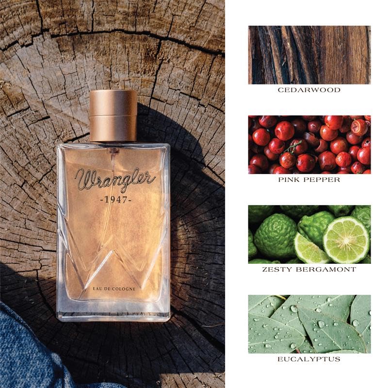 Tru Fragrance Beauty Wrangler 1947 spritz in motion showing fine mist and instant freshness benefit