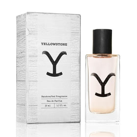 Tru Fragrance Beauty front bottle showing sleek Yellowstone Original packaging benefit signature scent