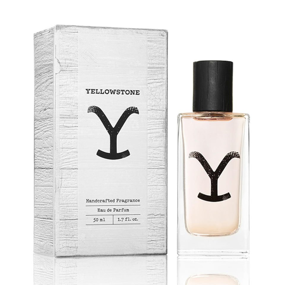 Tru Fragrance Beauty front bottle showing sleek Yellowstone Original packaging benefit signature scent