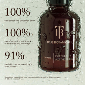 True Botanicals hand application showing lightweight absorption and dewy finish