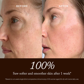 True Botanicals hyaluronic acid gel texture drop illustrating hydrating feel