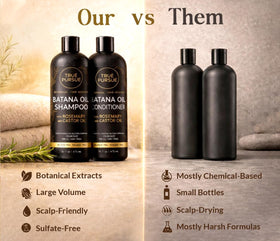 TRUÉ PURSUÉ lifestyle morning routine in bathroom showcasing daily use