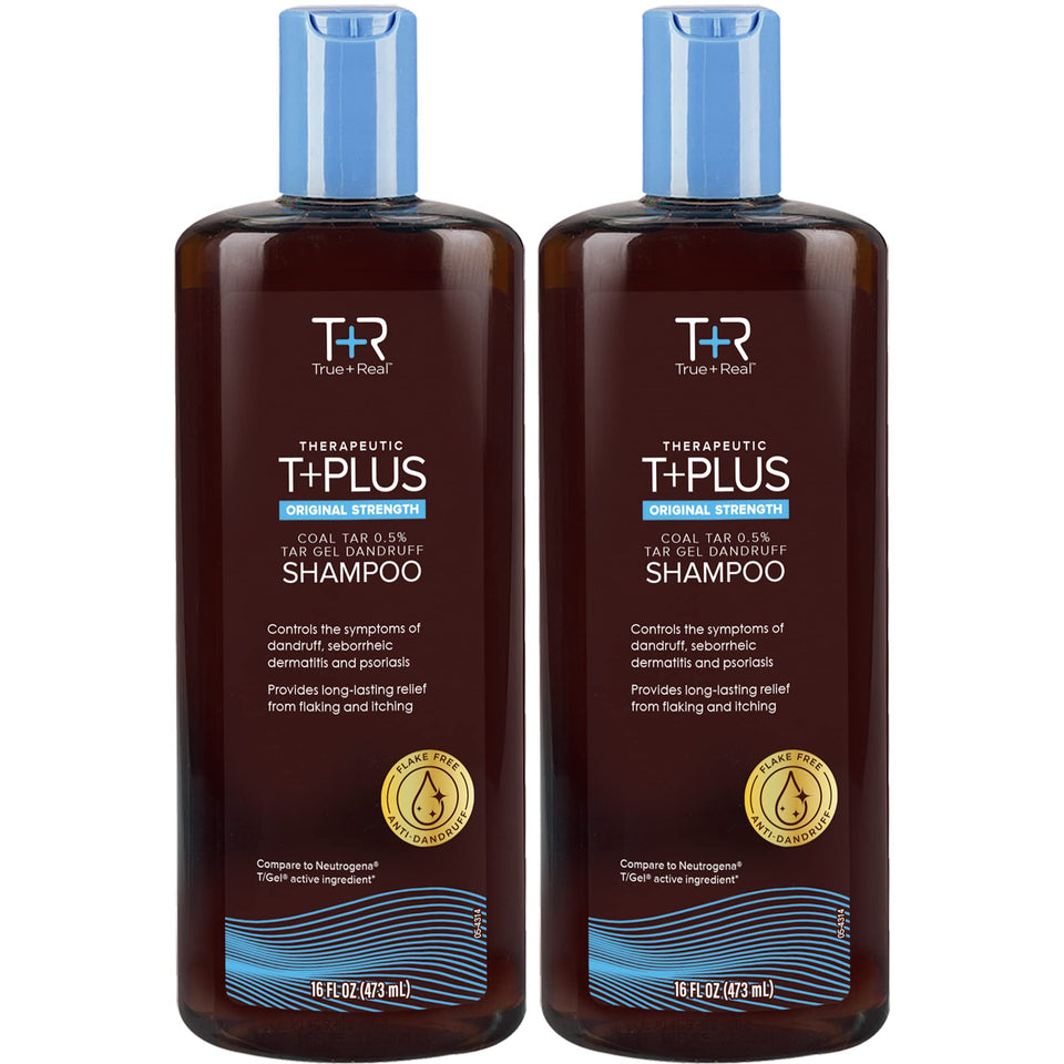 True+Real front packaging showing product name and benefit for flaking control