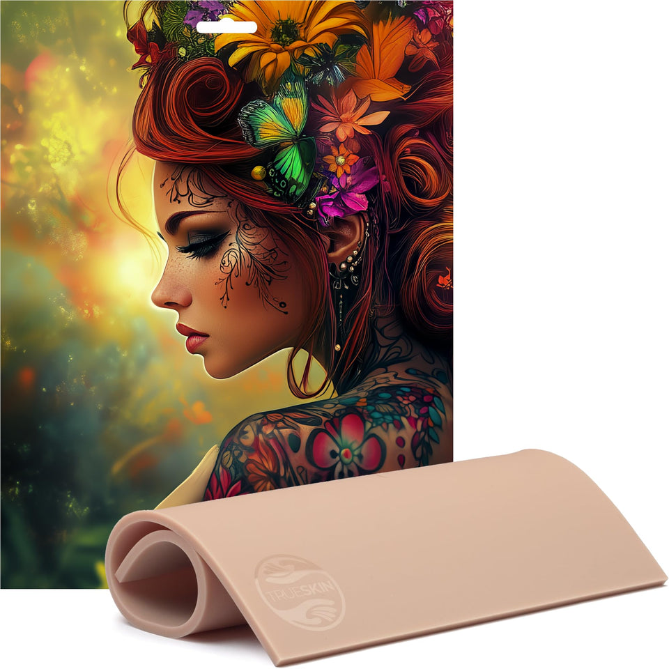 TrueSkin front packaging showing sheet and professional presentation benefit