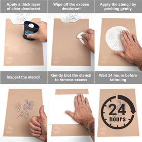 TrueSkin size comparison to paper showing 8.5x11 convenience for storage