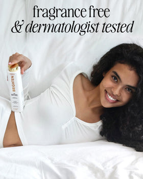 Truly application on arm demonstrating even coverage and visible skin smoothing
