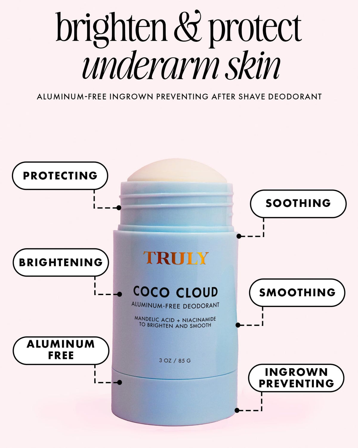 Truly Coco Cloud close-up of creamy texture for smooth glide