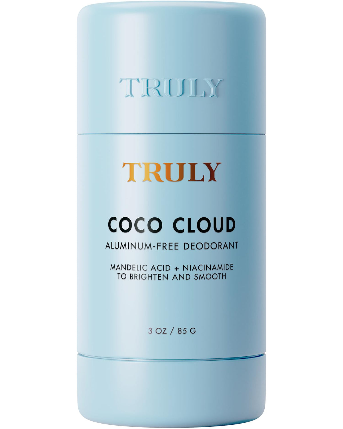 Truly Coco Cloud front stick showing packaging and scent benefits