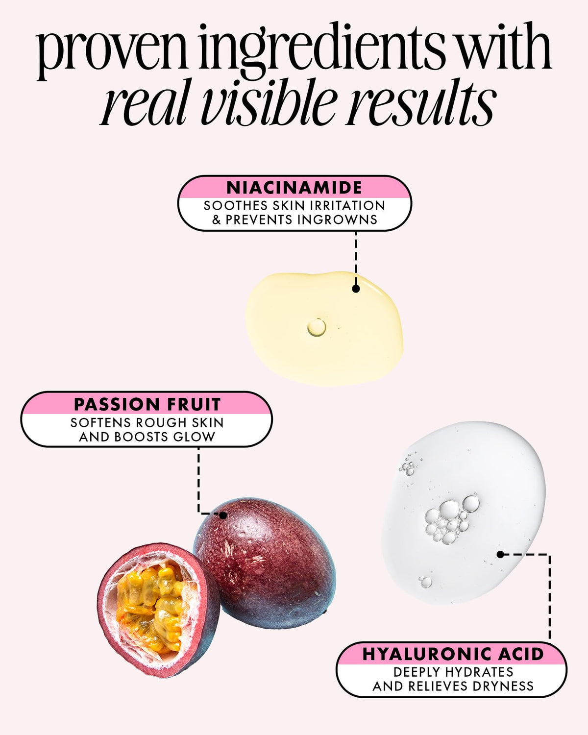 Truly next to ruler showing 3.1 oz scale and travel-friendly benefit