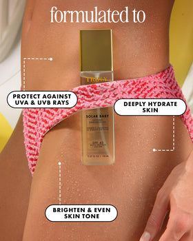 Truly pump dispensing oil on hand for easy application benefit
