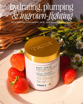 Truly cream texture close-up demonstrating rich hydration and easy absorption