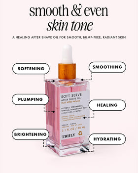 Truly pump dispensing light oil texture for quick absorption benefit
