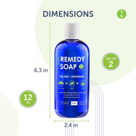 Truremedy Naturals bottle in hand demonstrating size and easy dispensing benefit