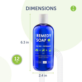 Truremedy Naturals foamy texture lather demonstrating gentle, refreshing cleanse