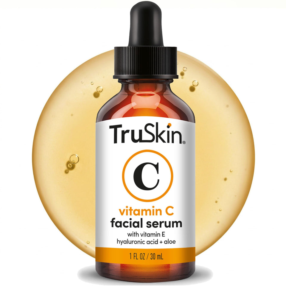TruSkin Naturals bottle front showing label and 1 fl oz size for easy identification