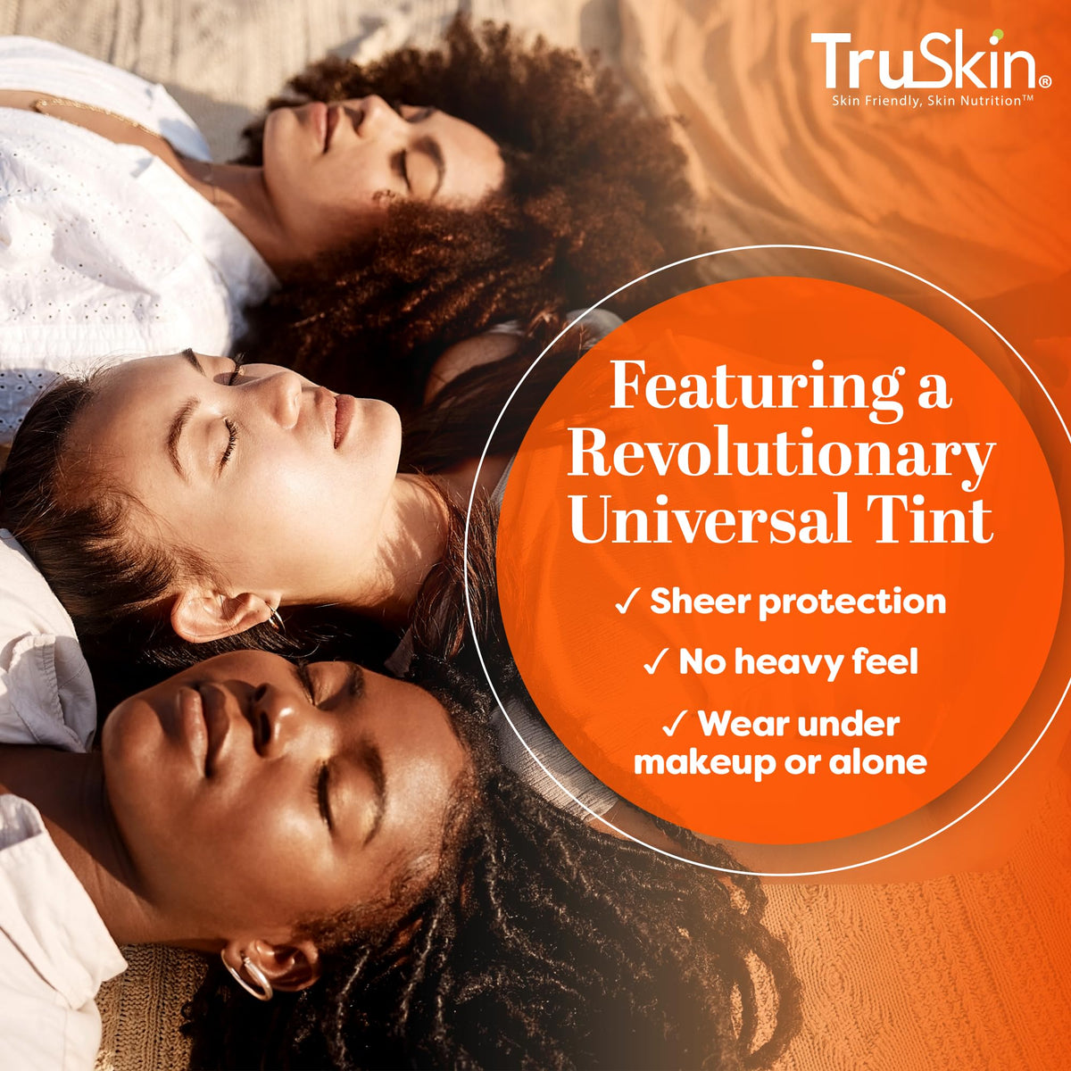 TruSkin label ingredient list highlighting Vitamin C and ceramides