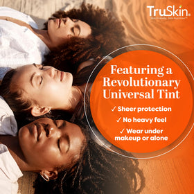 TruSkin label ingredient list highlighting Vitamin C and ceramides