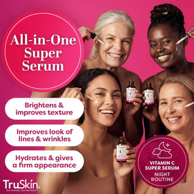 TruSkin label close-up showing ingredient blend for informed shoppers