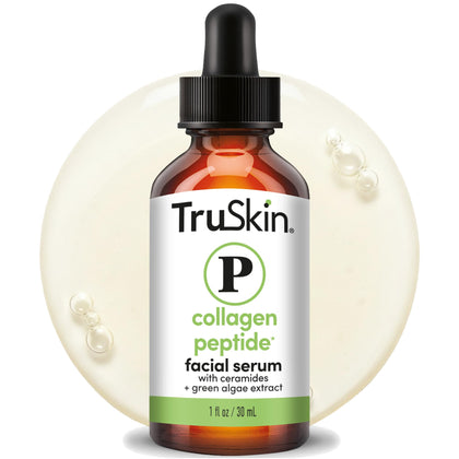 TruSkin front packaging bottle showing label and brand for clear product ID
