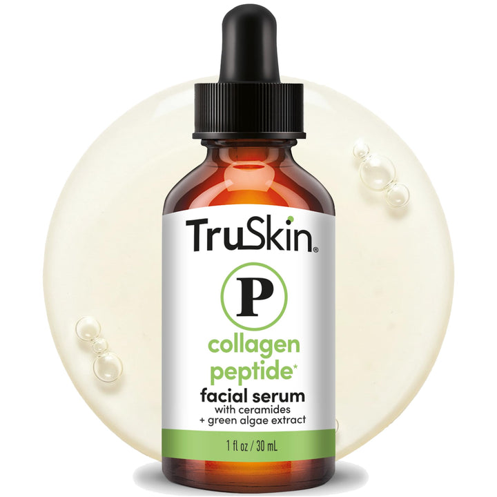 TruSkin front packaging bottle showing label and brand for clear product ID
