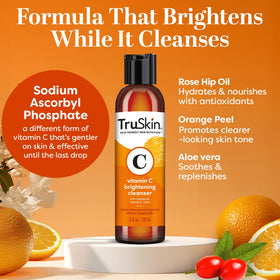 TruSkin pump dispensing texture ideal for gentle cleansing