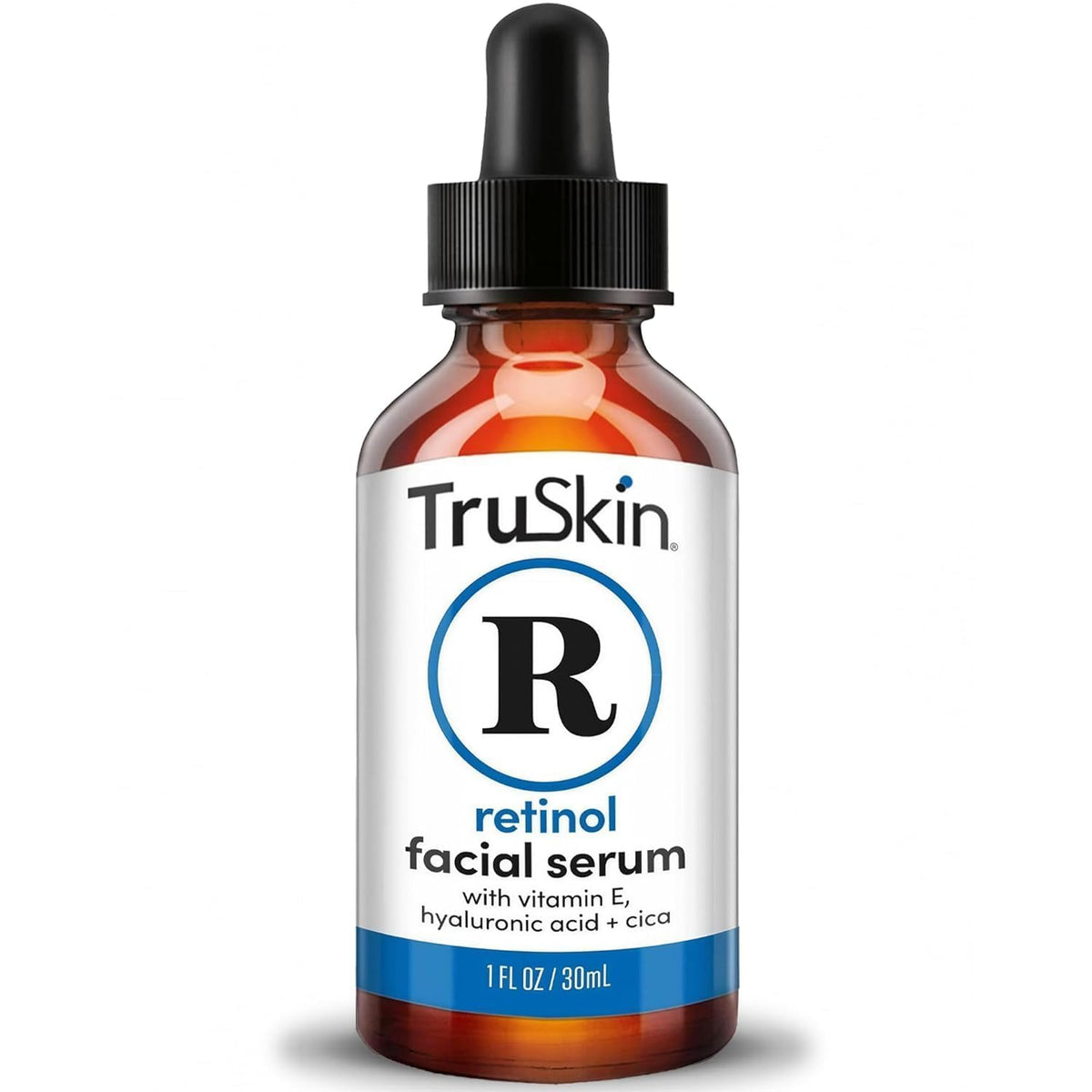 TruSkin bottle front packaging showing product and benefit of smoother texture