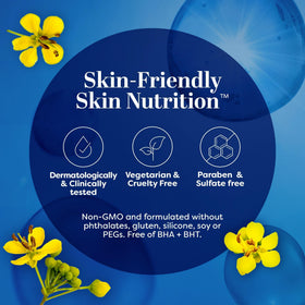 TruSkin serum being layered under moisturizer to boost renewal and comfort