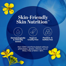TruSkin bottle in hand for size scale and portable skincare benefit