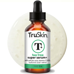 TruSkin front packaging showing 1 fl oz bottle and clear benefits