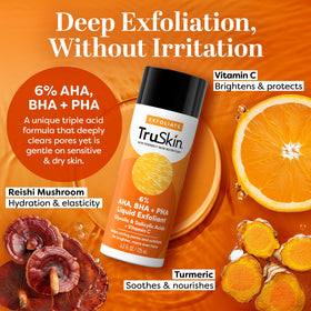 TruSkin liquid texture close-up highlighting lightweight, fast-absorbing benefit