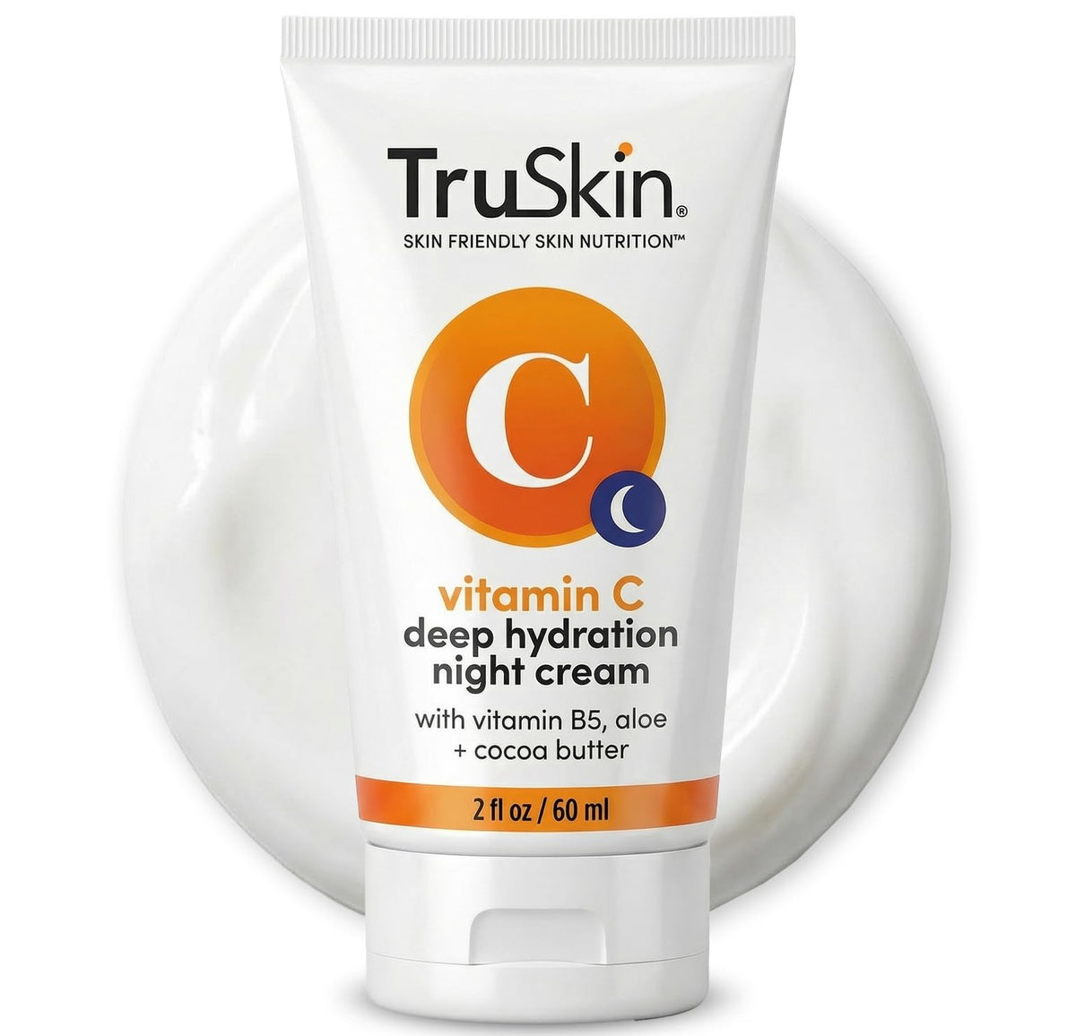 TruSkin jar front-facing showing label and 2 fl oz size, highlighting brightening benefits