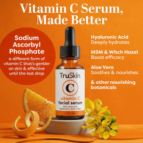 TruSkin dropper dispensing serum demonstrating easy application and precise dosing benefit
